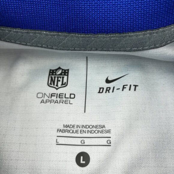 NWT Buffalo Bills Polo Shirt Nike On Field Dri Fit Mens Large $80 - Picture 4 of 10